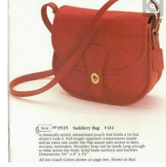 VINTAGE COACH  'NYC' EARLY 80'S SADDLERY BAG - Picture 12 of 17